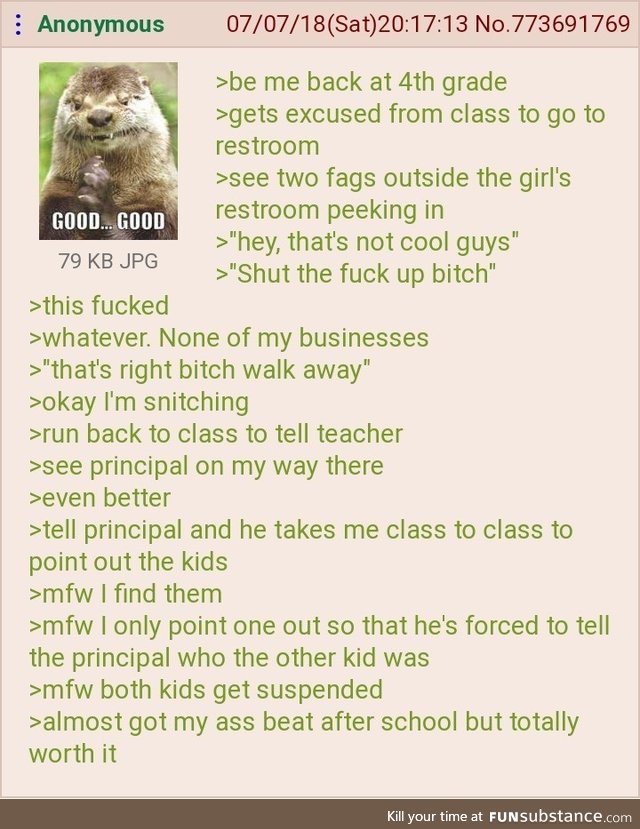 Anon is a good snitch