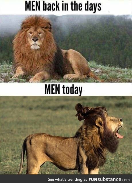 Men before vs men now