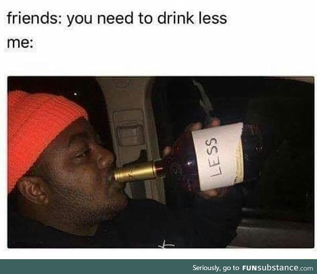 Drinking less