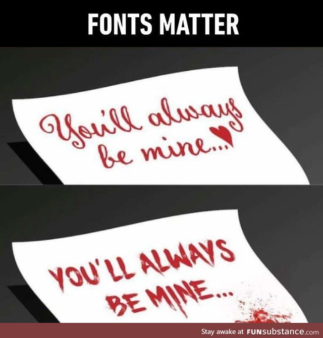 Fonts do matter