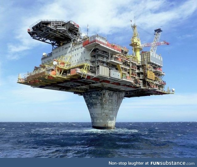 You may not like oil but this platform is undeniably cool