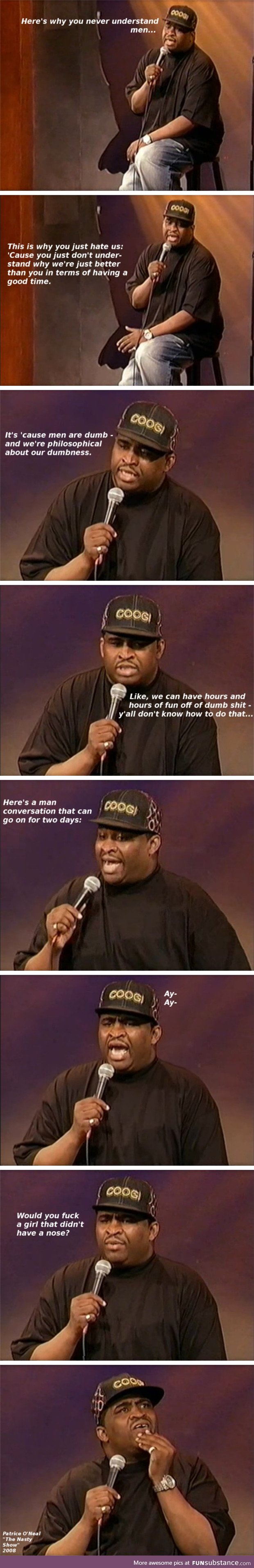 Wisdom about gender from patrice o'neal