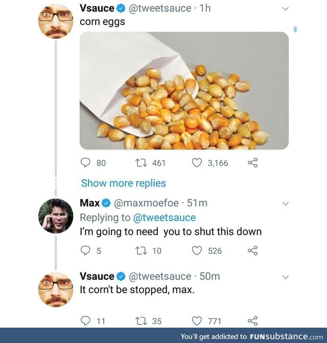 Corn eggs