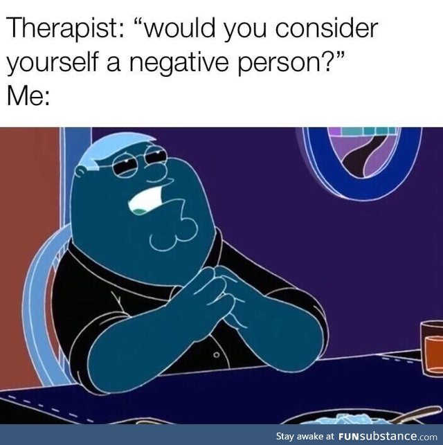 Negative person