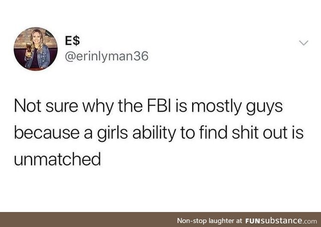 Girls make good FBI
