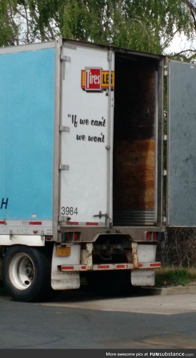 Well, uh... I guess that's a good motto