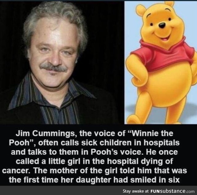 Winnie the Pooh being wholesome