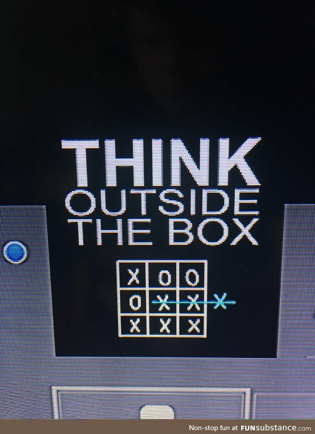 Sometimes the answer is inside the box