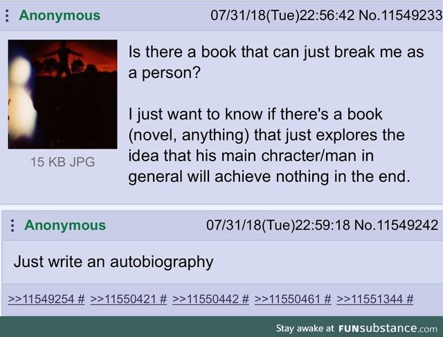 Anon’s gonna be an author