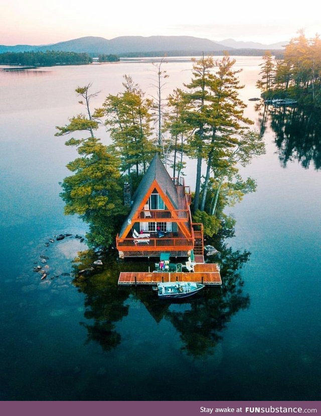 An island cabin