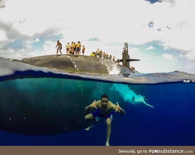 USS Olympia SSN-717 Swim call