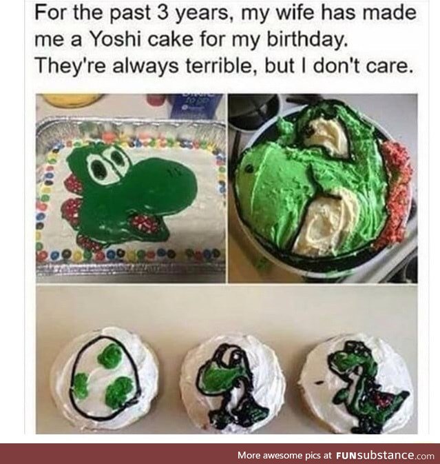 Yoshi cake