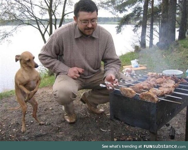 Dobby thanks master for the BBQ