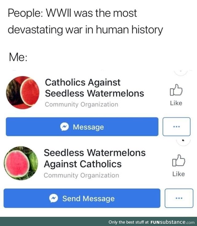 War on Facebook