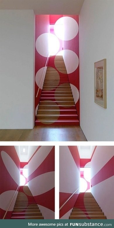 Painted staircase