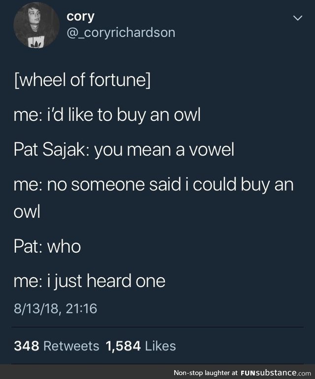 Buy an owl