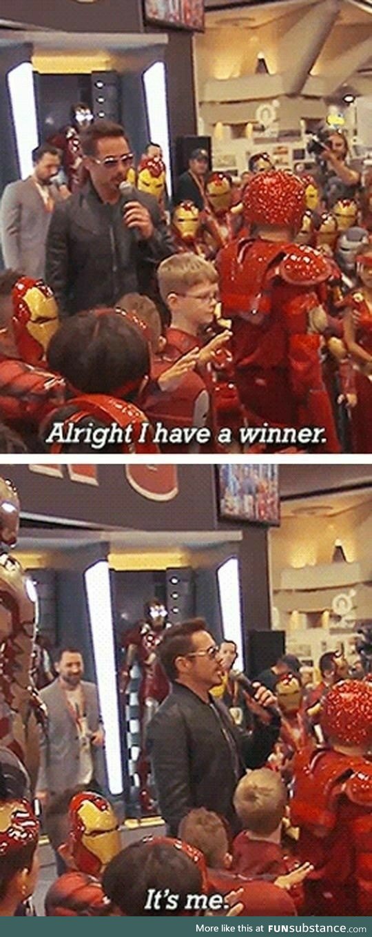 It's the real Tony Stark