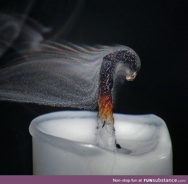 A picture demonstrating how smoke is particulate matter suspended in air