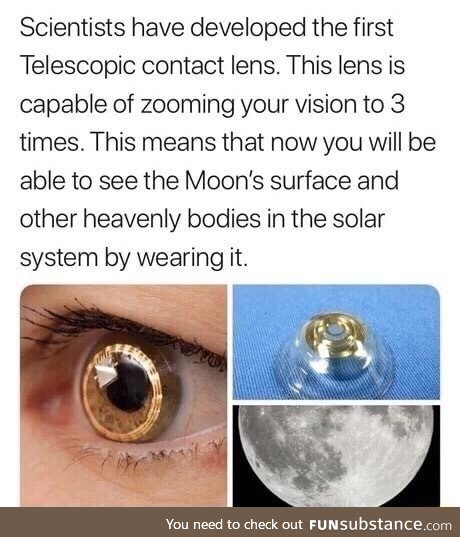 Zoomable eye lens