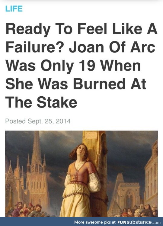 i'd never be as hot as Joan on a stick