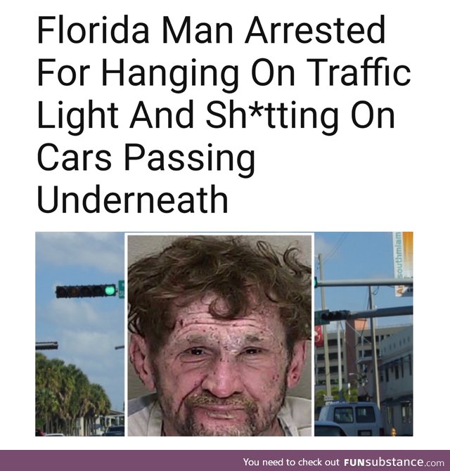 Every article that starts with "Florida man"...