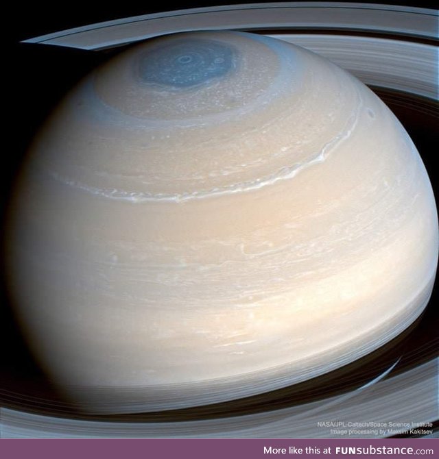 Amazing high resolution image of Saturn taken by NASA's space probe Cassini