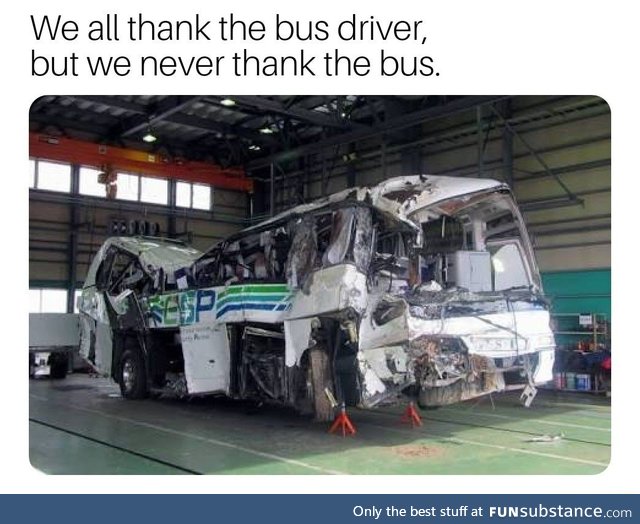 Thanks the bus