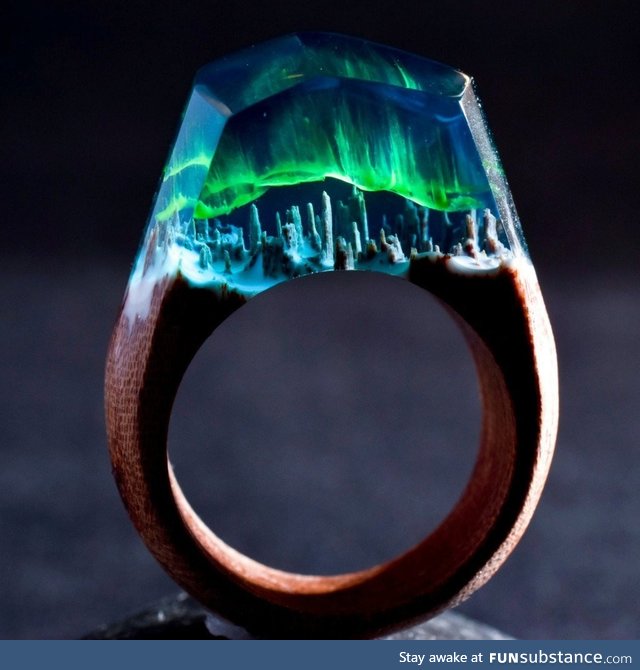 The Aurora Borealis in a ring