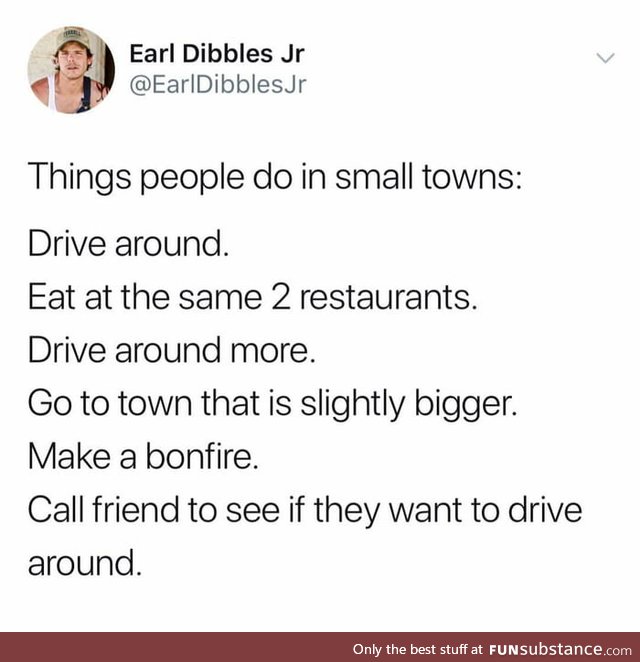 Small town stuff