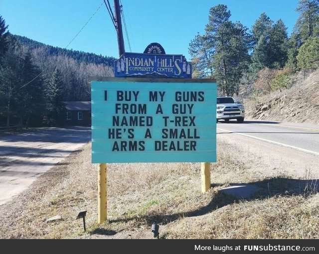 Small arms dealer
