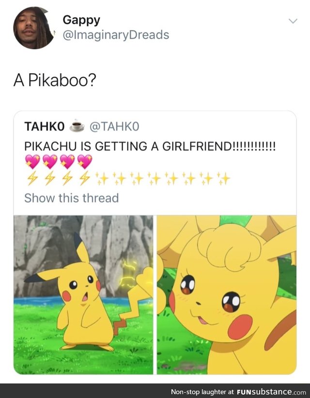 Pikachu girlfriend