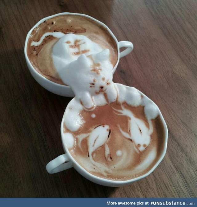 Barista ain't koi about her skills