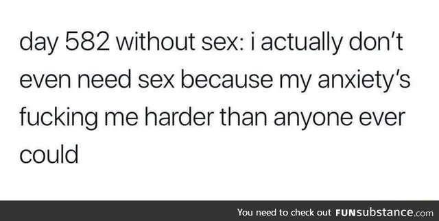 You can survive without sex