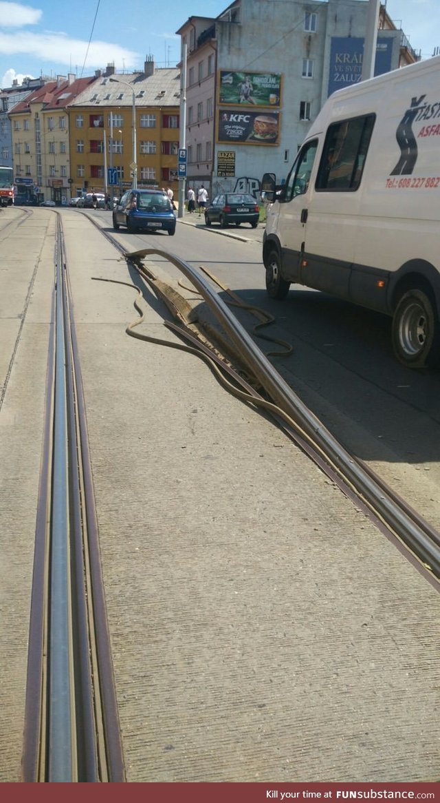 "I'm tram driver and this happened 5 seconds before my arrival"