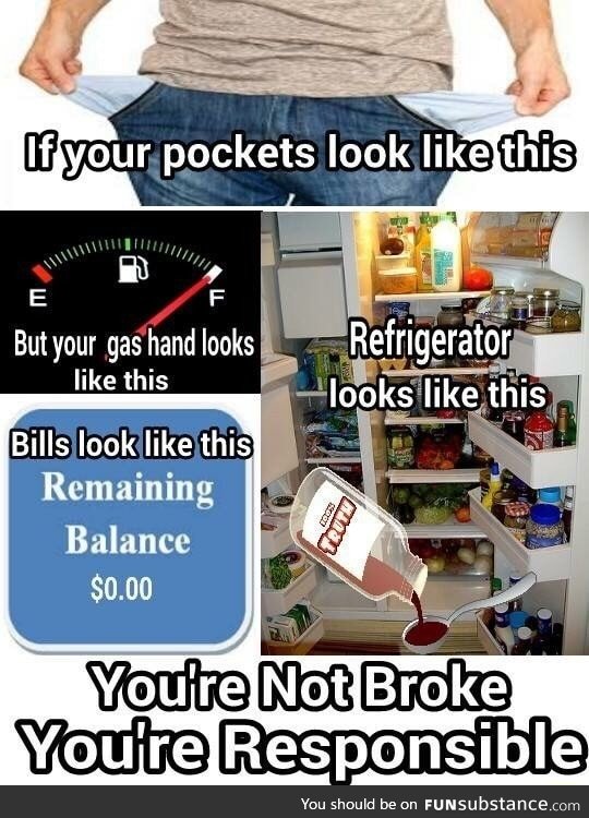 You're not broke