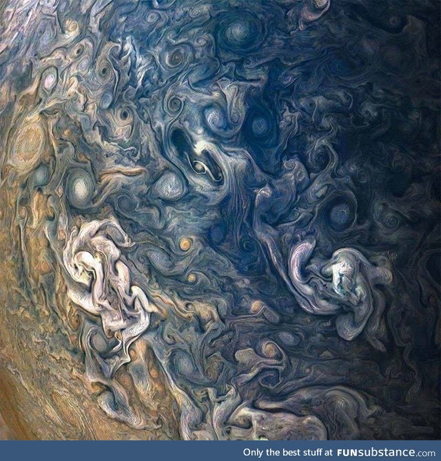 Jupiter as seen from Mission Juno