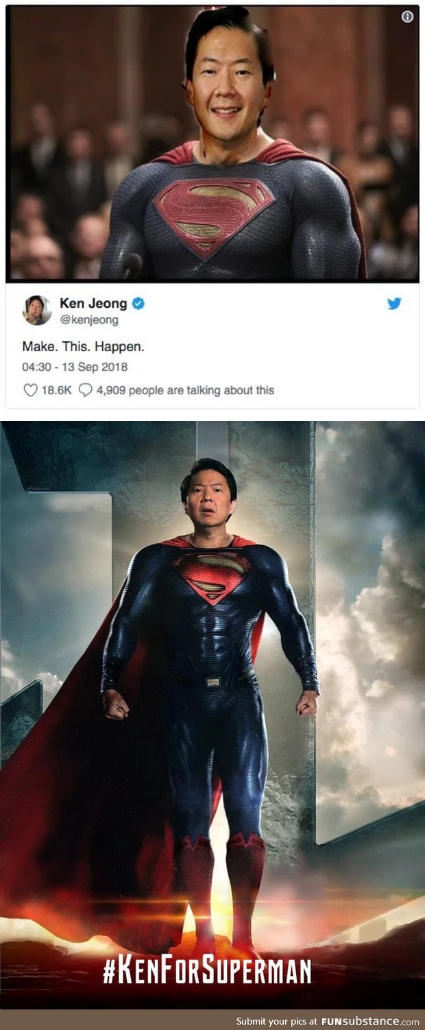 Ken Jeong Wants to Replace Henry Cavill as Superman