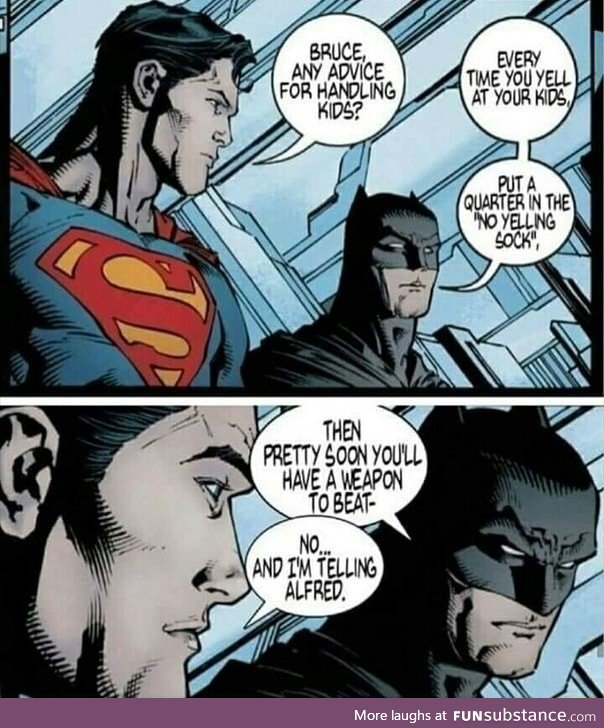 How Batman handles kid