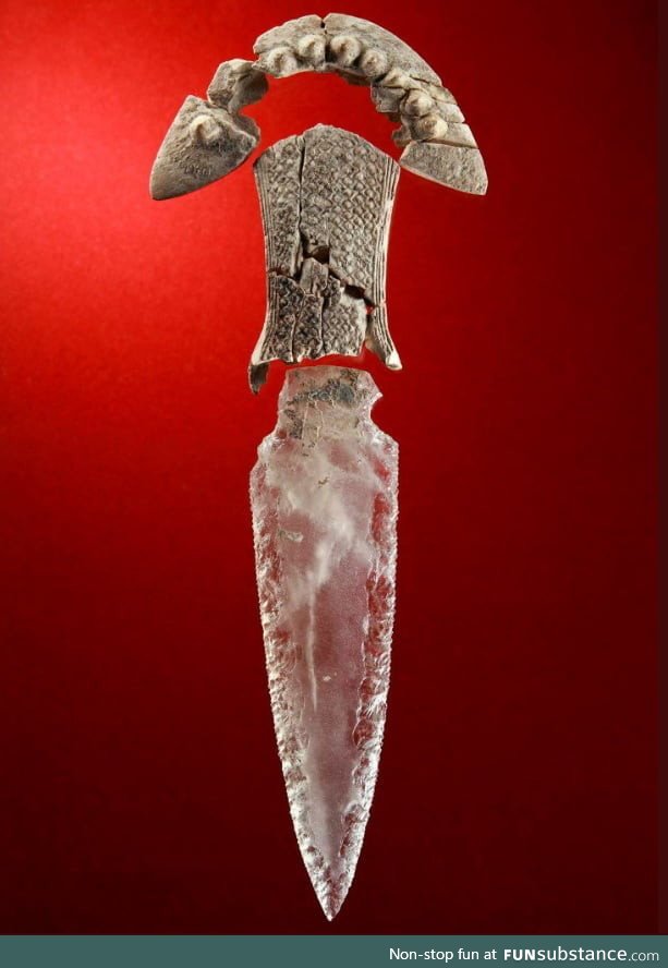 This crystal dagger is 4,500 years old