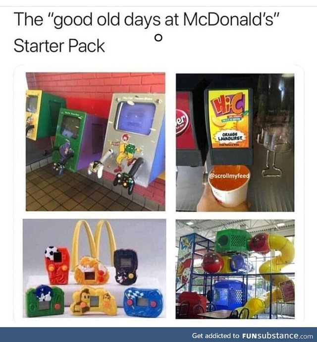 Good old days at McDonald's