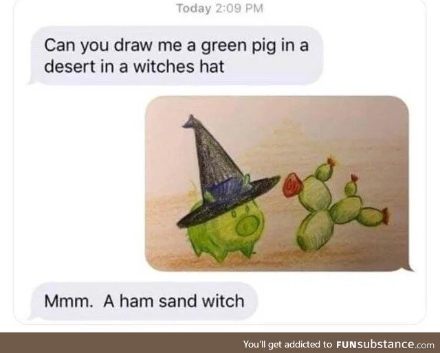 Ham sand witch