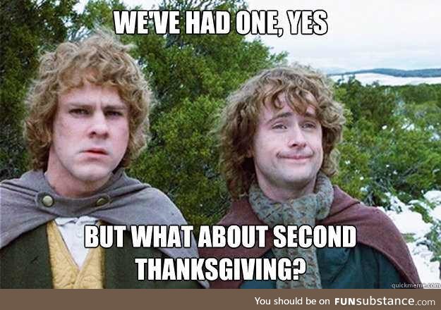 Happy (early) Thanksgiving, Canadians!