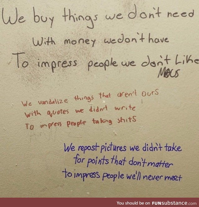 FunSubstance on a bathroom stall