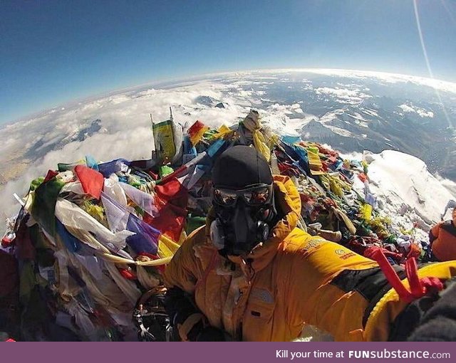 Top of Mount Everest :P