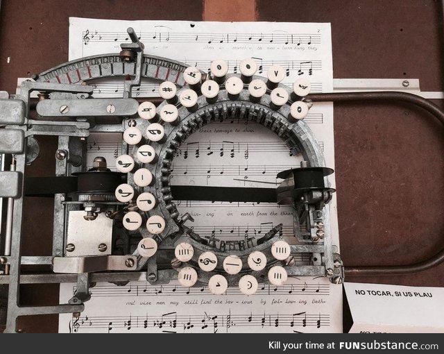 Music Typewriter from 1936