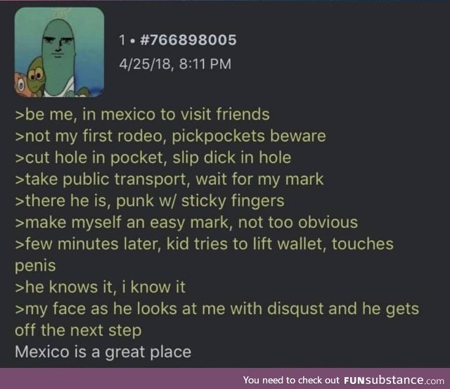 Anon goes to Mexico