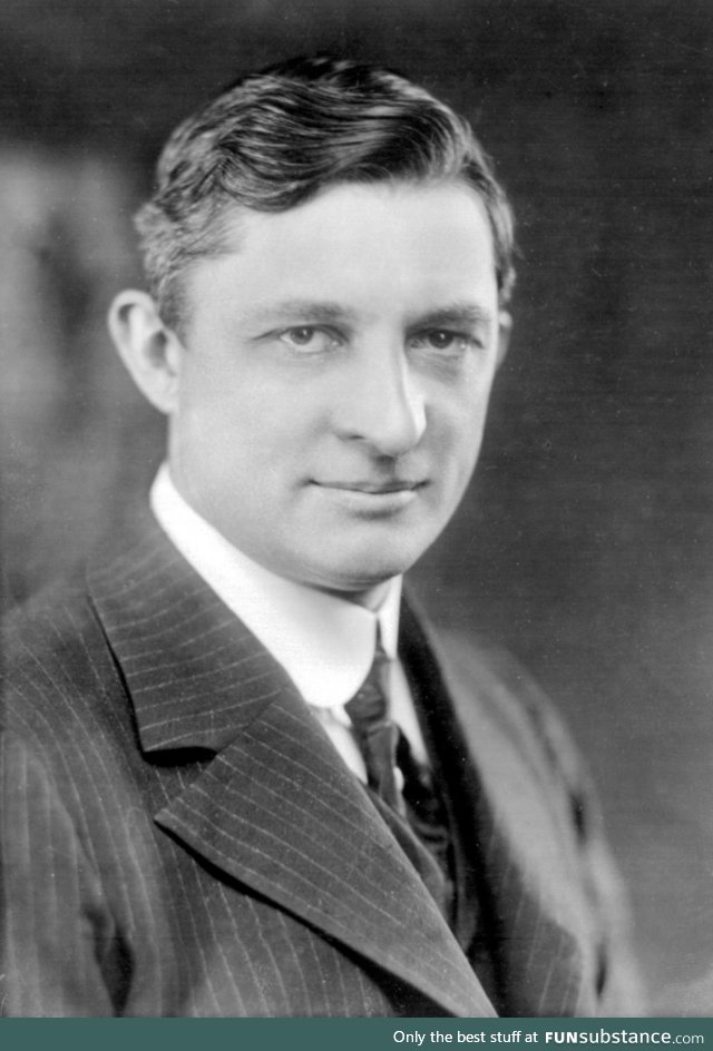 This is Willis Carrier, the inventor of air conditioning. KNEEL BEFORE YOUR GOD