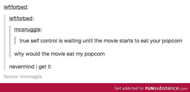 Self control