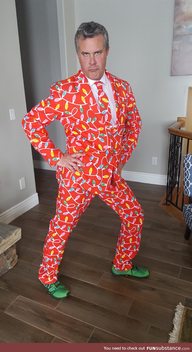 My dad is an OB/GYN, and was on-call for Christmas. This is how he went to round on