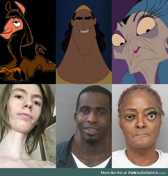 Leaked images of the cast of the live action Emperor's New Groove